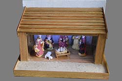 nativity Stable for 10cm figures